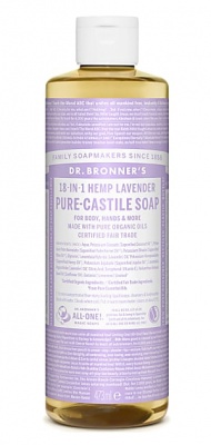 Dr Bronners Lavender Pure Castile Liquid Soap 473ml